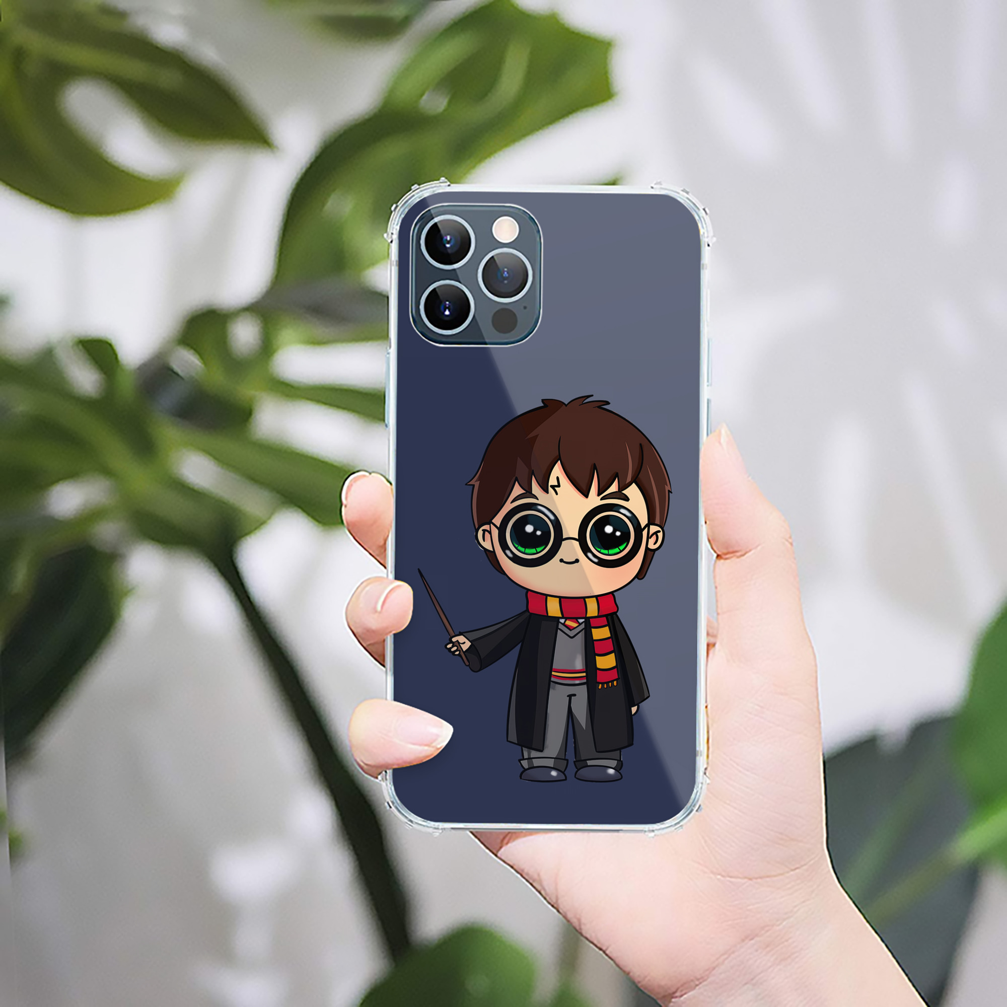 （画像用） Harry Potter ハリー・ポッターシリーズ 【iPhone 12シリーズ対応】透明スマホケース（クリアソフトケース）